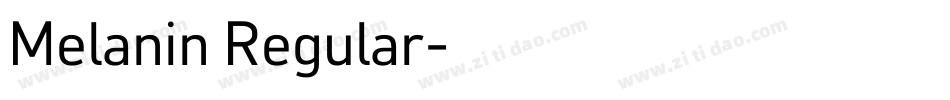Melanin Regular字体转换